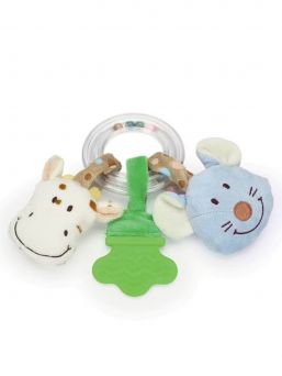 Teddykompaniet Diinglisar Rattle, Mouse & Cow