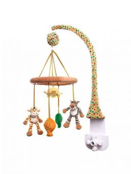 This beautiful musical nursery mobile from Teddykompaniet range is the perfect addition to any nursery or bedroom.