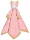 Teddykompaniet Diinglisar comfort blanket cat, rosa