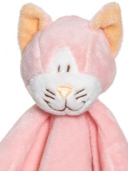 Teddykompaniet Diinglisar comfort blanket cat, rosa