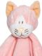 Teddykompaniet Diinglisar comfort blanket cat, rosa