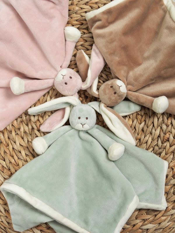 Teddykompaniet Diinglisar comfort blanket bunny, mint