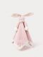 Teddykompaniet Diinglisar comfort blanket bunny, rosa