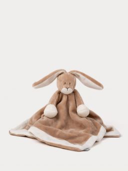 Teddykompaniet Diinglisar comfort blanket bunny, brown