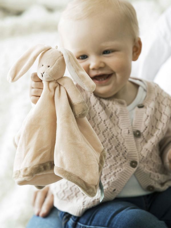 Teddykompaniet Diinglisar comfort blanket bunny, cream