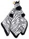 Teddykompaniet Diinglisar comfort blanket zebra