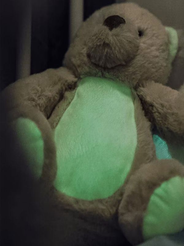 Teddykompaniet - a teddy bear that glows in the dark