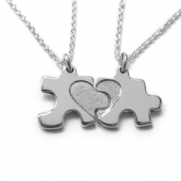 Jigsaw puzzle neckless to mother and child - TALES FROM THE EARTH