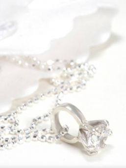 Little girl’s diamond ring necklace - Tales From The Earth 