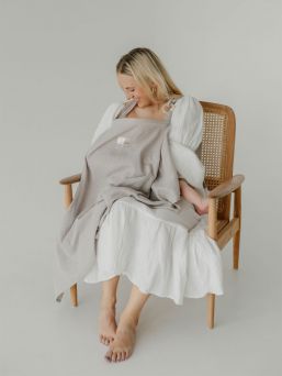Nursing cover for privacy, Taupe Beige