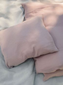 Tisu baby duvet cover set and pillowcase, Blush