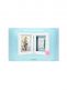 Double frame for handprint or footprint + photo, white