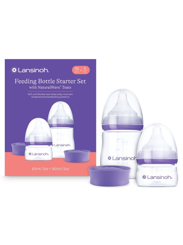 Lansinoh - Baby Bottle Starter Set for Newborns