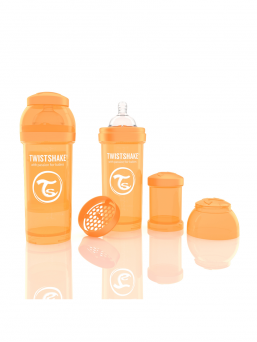 TwistShake Baby Bottle 260ml (orange)