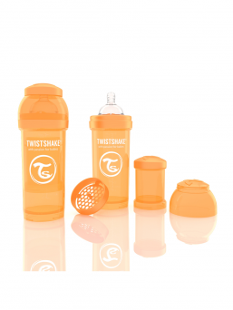 TwistShake - Baby Bottle 260ml, orange