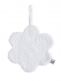 Pacifier cloth flower, Calm white