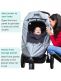 With the SnoozeShade Plus Deluxe pram's blackout curtain, your child will have a good naps on the trip in a stroller, and the curtain will also protect your child from the sun's UV rays.