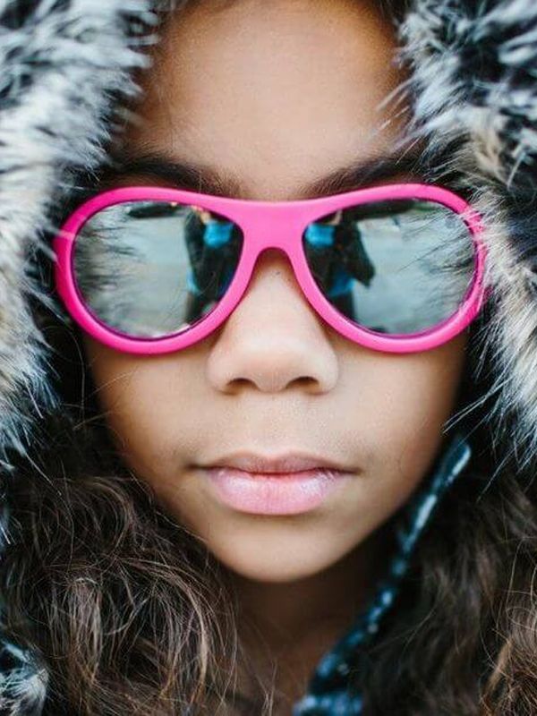 Babiators Aces sunglasses 6-14y (pink with mirror lenses)