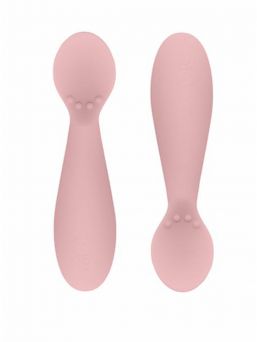 Tiny Spoon Twin-Pack, blush | EZPZ. Learning how to eat is an important developmental step, and EzPz Tiny Spoon silicone spoons are designed to help with this stage of development.