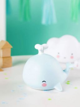 This little A little lovely company whale is oh so lovely and is right at home on your little one’s nightstand. The light glows softly and helps your little one fall asleep.