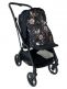 Pram curtain, heyday black