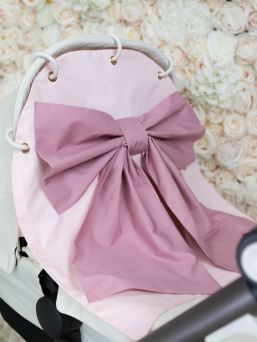 Carriage curtain, Lullabow rosa