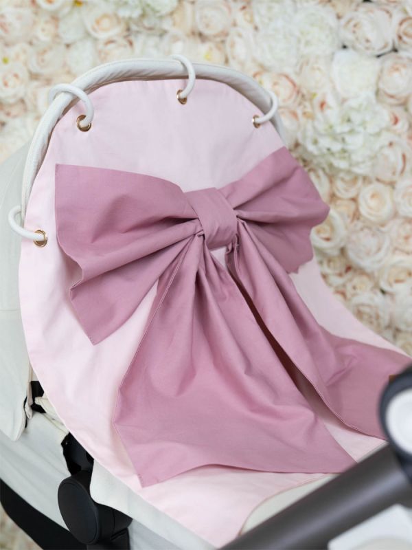 Carriage curtain, Lullabow rosa