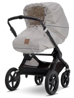 Baby Wallaby - Baby carriage raincover, light gray