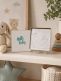 Baby footprints in a keepsake box – 3D hand and footprint frame