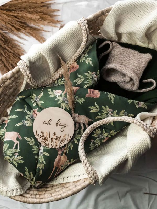 Baby swaddle & playmat, Forest animals