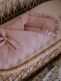 Baby swaddle & playmat, Pink ruffles