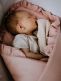 Baby swaddle & playmat, Pink ruffles