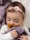 Beautiful flower headband, flower arrangement