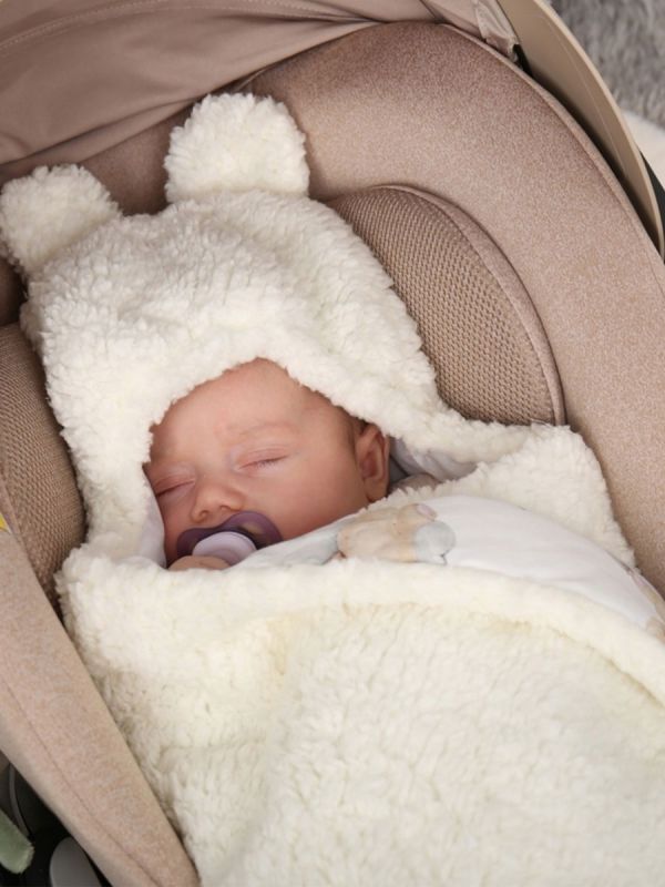 Baby Car Seat Warmer Bag – Lamb & Cute Teddy Bears