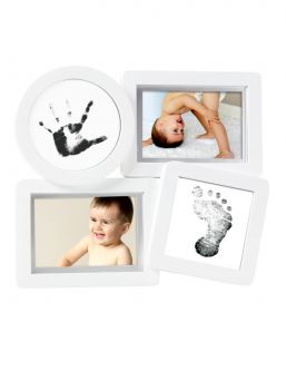 Babyprints collage  - White