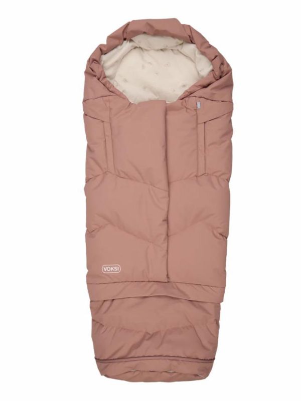 VOKSI - City extendable down footmuff 0-5y, Blush