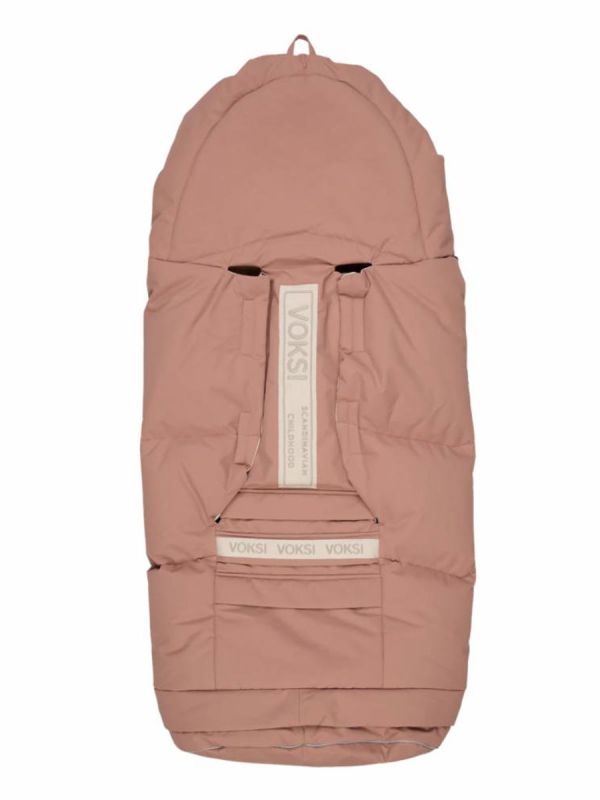 VOKSI - City extendable down footmuff 0-5y, Blush