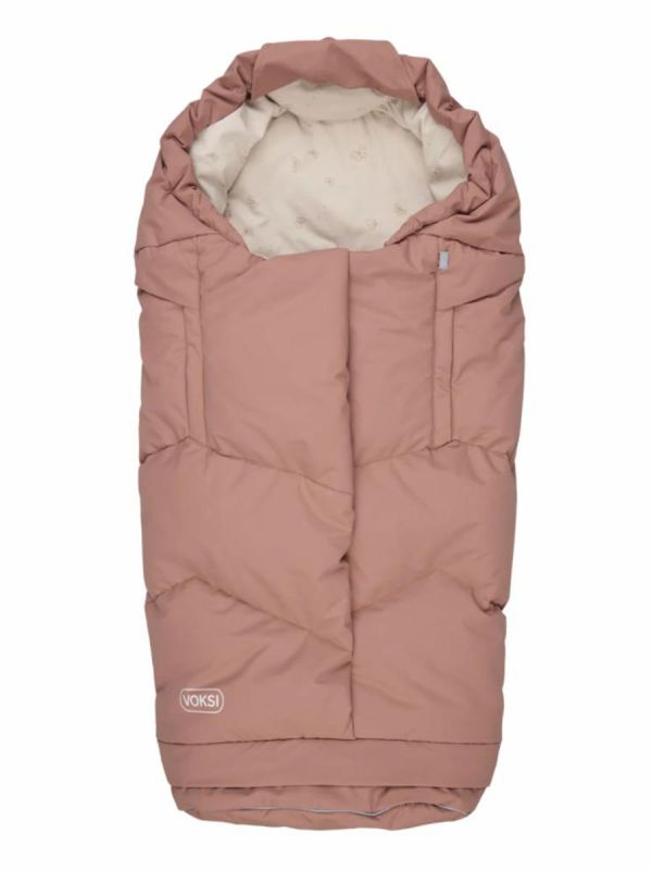 VOKSI - City extendable down footmuff 0-5y, Blush
