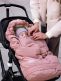 VOKSI - City extendable down footmuff 0-5y, Blush