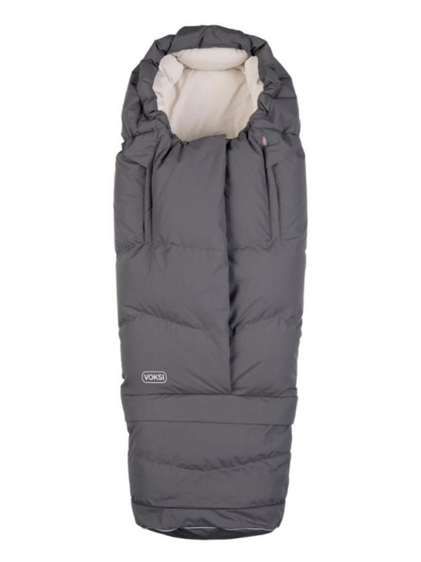 Voksi - City North down thermal bag - winter's warmest stroller bag, Grey