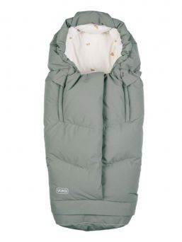 Voksi - City North down thermal bag - winter's warmest stroller bag, Meadow Green