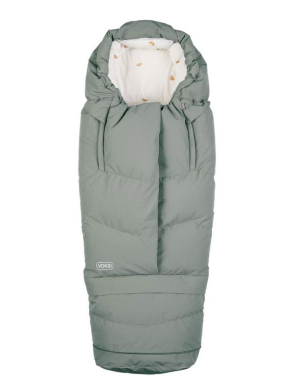 Voksi - City North down thermal bag - winter's warmest stroller bag, Meadow Green