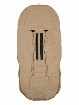 VOKSI - Explorer baby's bigger down footmuff, Dark Sand