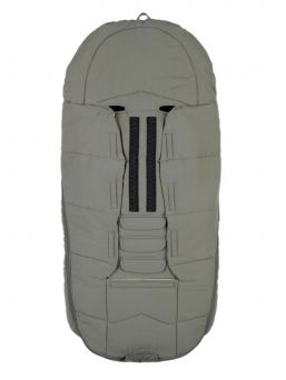 VOKSI - Explorer baby's bigger down footmuff, Meadow Green