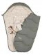 VOKSI - Explorer baby's bigger down footmuff, Meadow Green