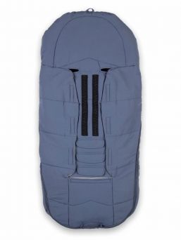 VOKSI - Explorer baby's bigger down footmuff, Stone Blue