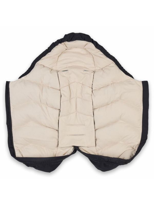 VOKSI - Move baby's down footmuff, black