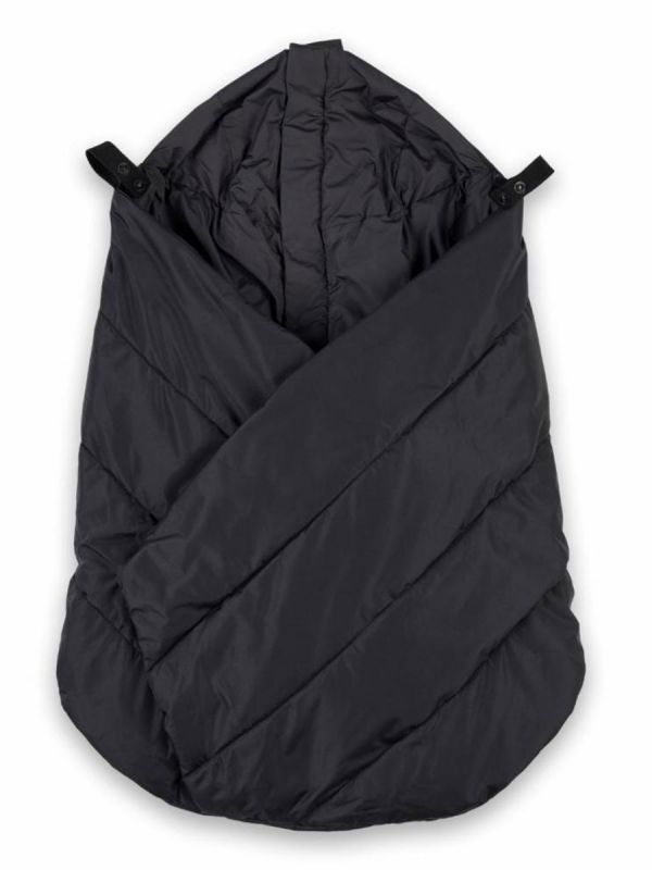 Voksi Carrier Cover – Warm wind protection for baby carrier, Black