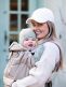 Voksi Carrier Cover – Warm wind protection for baby carrier, Black