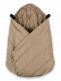 Voksi Carrier Cover – Warm wind protection for baby carrier, Dark Sand